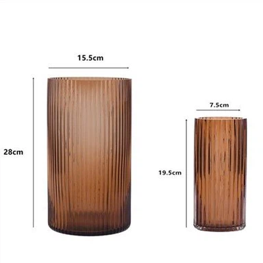 Vintage kristalna umjetnička staklena vaza