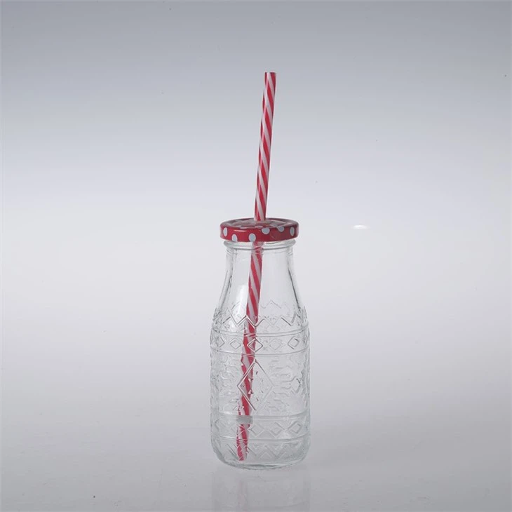 Glass Baby Bottles With Metal Screw Caps