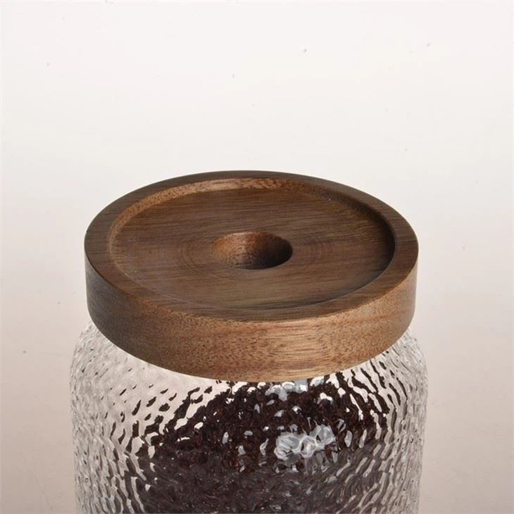 Glass Jars With Acacia Wood Lids