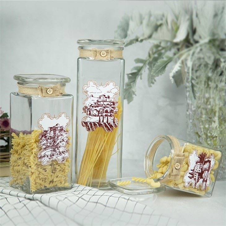 Glass Storage Jar Kitchen Glass Storage Jar