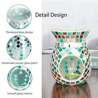 Stakleni svijećnjak Mosaic Tealight