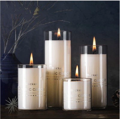 Svijećnjaci od prozirnog visokog borosilikatnog stakla