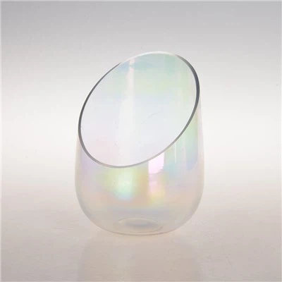 Stakleni dimnjak za svijeću s otvorenim krajem