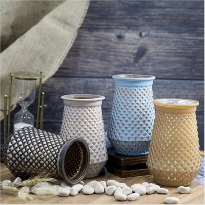 Porculanska retro staklena vaza