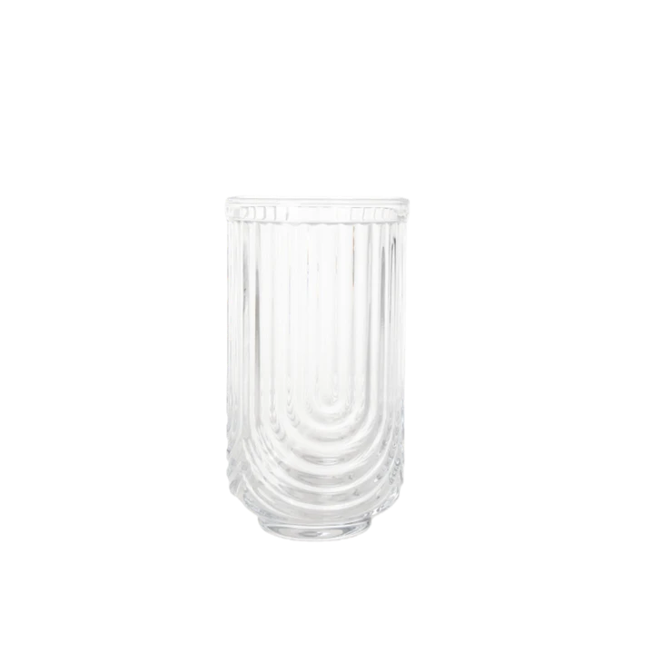 U-Shape Striped Glass Tumbler best