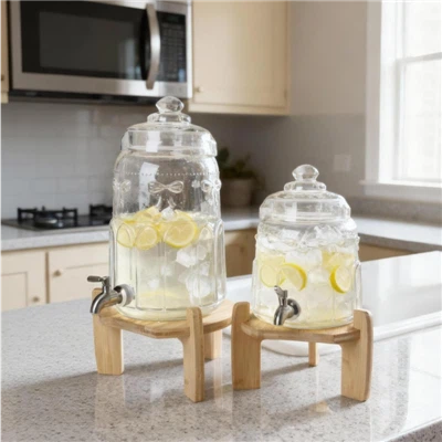 Bow-Tex Ribbon Reljefni stakleni tornjevi za piće