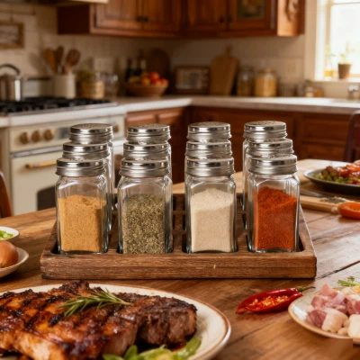 Moderni kuhinjski set od 12 staklenki